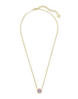 Kendra Scott Davie Pendant Necklace - Gold Lavender Opal