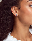 Kendra Scott Davie Stud Earring - Gold Lavender Opal