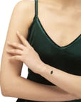 Kendra Scott Elaina Single Slide Bracelet - Gold Green Apatite