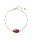 Kendra Scott Elaina Single Slide Bracelet - Gold Raspberry Labradorite