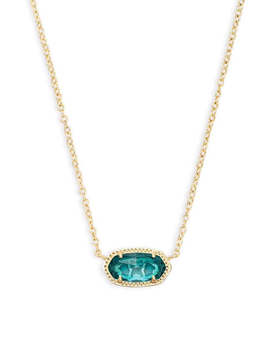 Kendra Scott Elisa Necklace - Gold London Blue