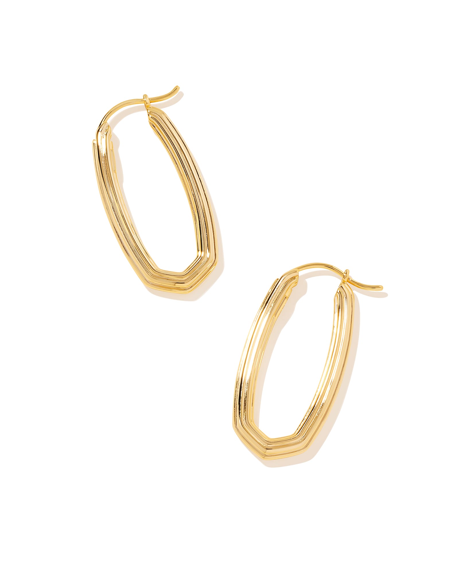 Kendra Scott Heather Hoop Earrings Gold