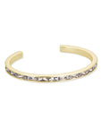 Kendra Scott Jack Cuff Bracelet - Gold White Crystal