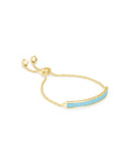 Kendra Scott Jack Delicate Bracelet Gold Turquoise Crystal