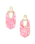 Kendra Scott Kailyn Statement Earring - Gold Iridescent Coral Illusion
