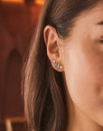 Kendra Scott Madelyn Ear Climber Earrings Gold White Mix