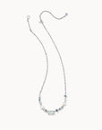 Kendra Scott Madelyn Strand Necklace Rhodium White Mix