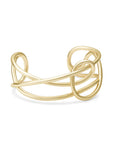 Kendra Scott Myles Cuff Bracelet - Gold Metal - Size S/M