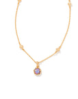 Kendra Scott Nola Pendant Necklace - Gold Lavender Kyocera Opal