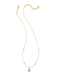 Kendra Scott Nola Pendant Necklace - Gold Lavender Kyocera Opal