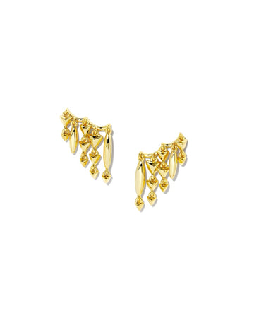 Kendra Scott - Quinn Ear Climber Earrings - Gold Metal