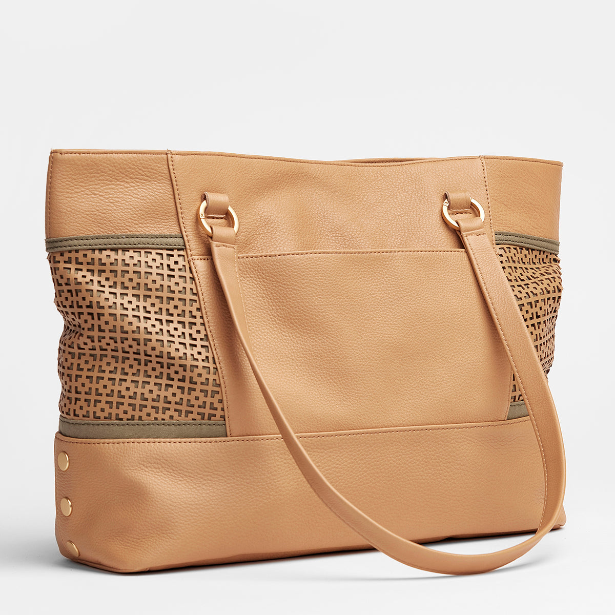 Andersen Tote - Breeze Block Tan/ Brushed Gold