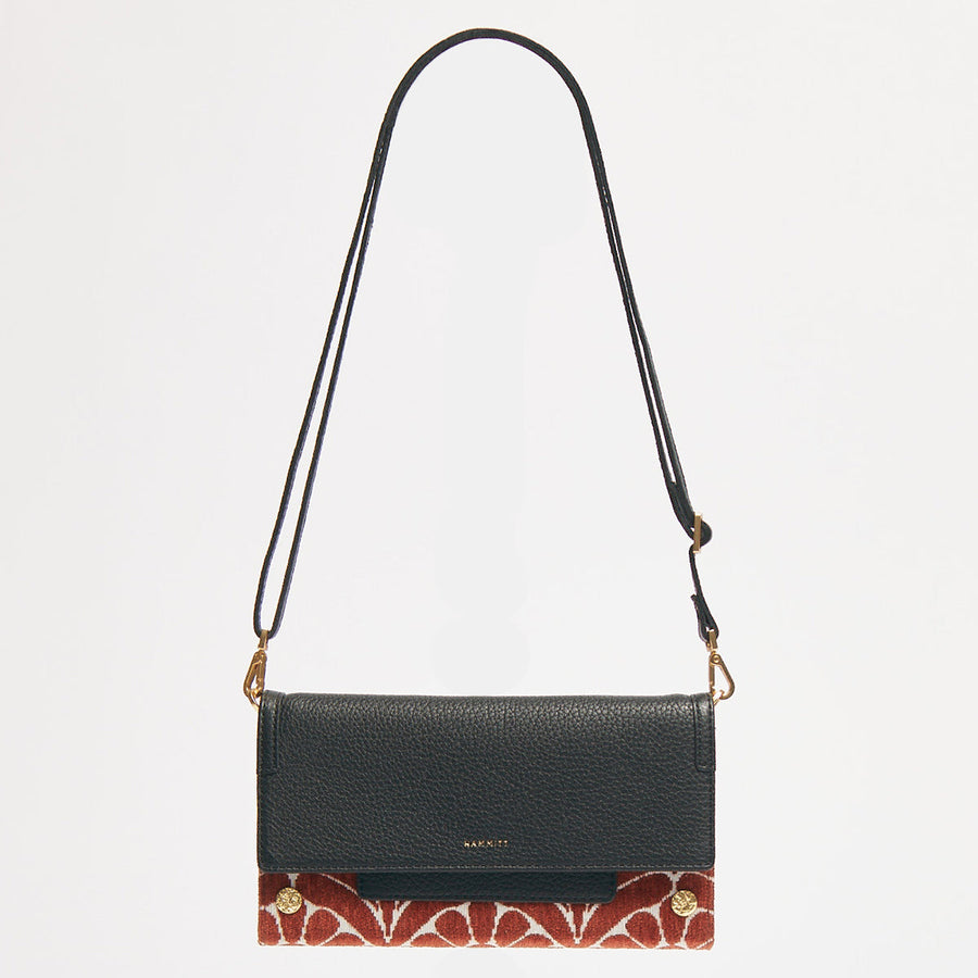 AJ Crossbody Clutch - Texas Tapestry Brushed Gold