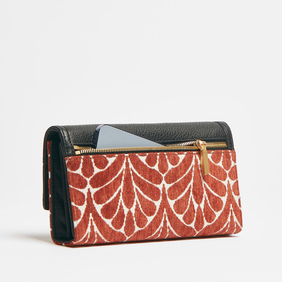 AJ Crossbody Clutch - Texas Tapestry Brushed Gold