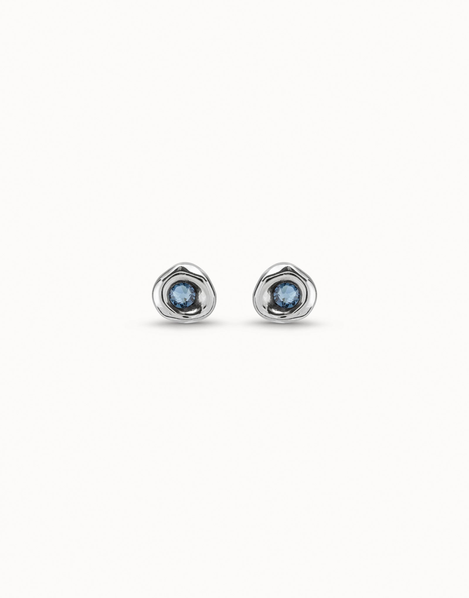 UNOde50 Ciambella Blu Earrings