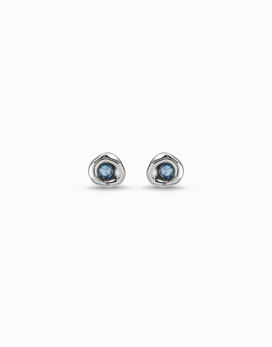 UNOde50 Ciambella Blu Earrings