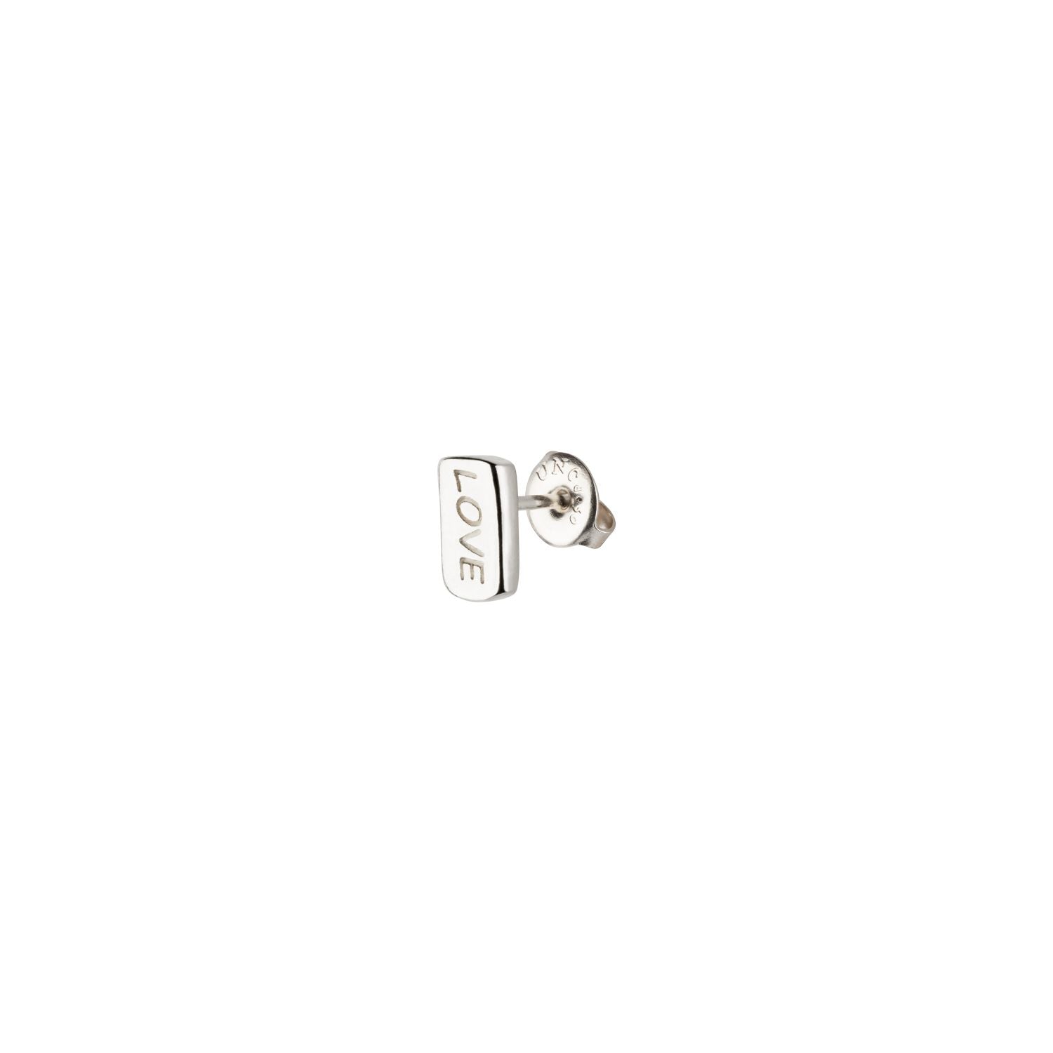 UNOde50 Love Stud Silver