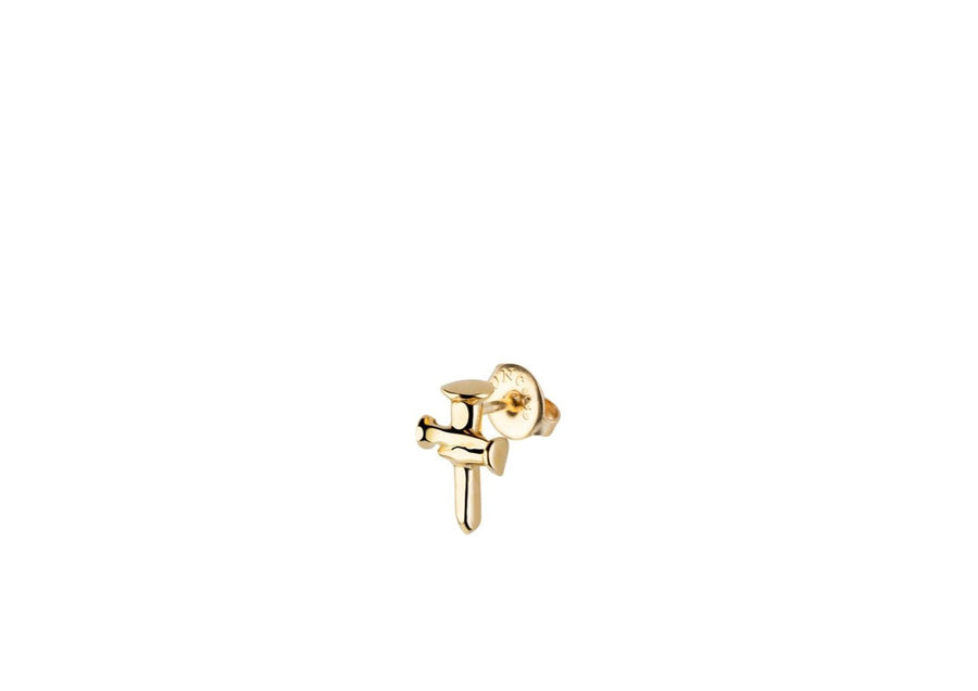 UNOde50 Gold TakeMeToChurch Stud Earrings