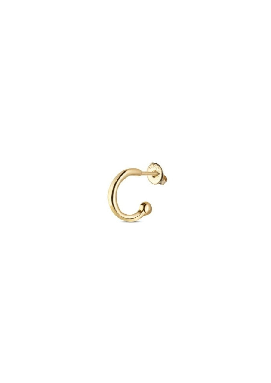 UNOde50 Gold Hula Hoop Earrings