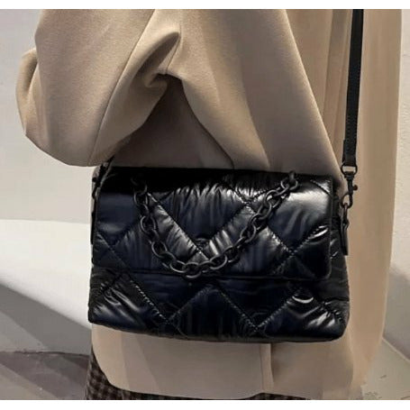 Princeton Puffer Handbag -  Black