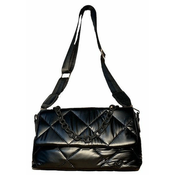 Princeton Puffer Handbag -  Black