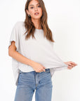 Chances Ruched Side Tee