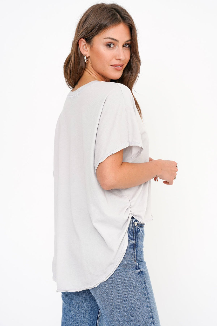 Chances Ruched Side Tee
