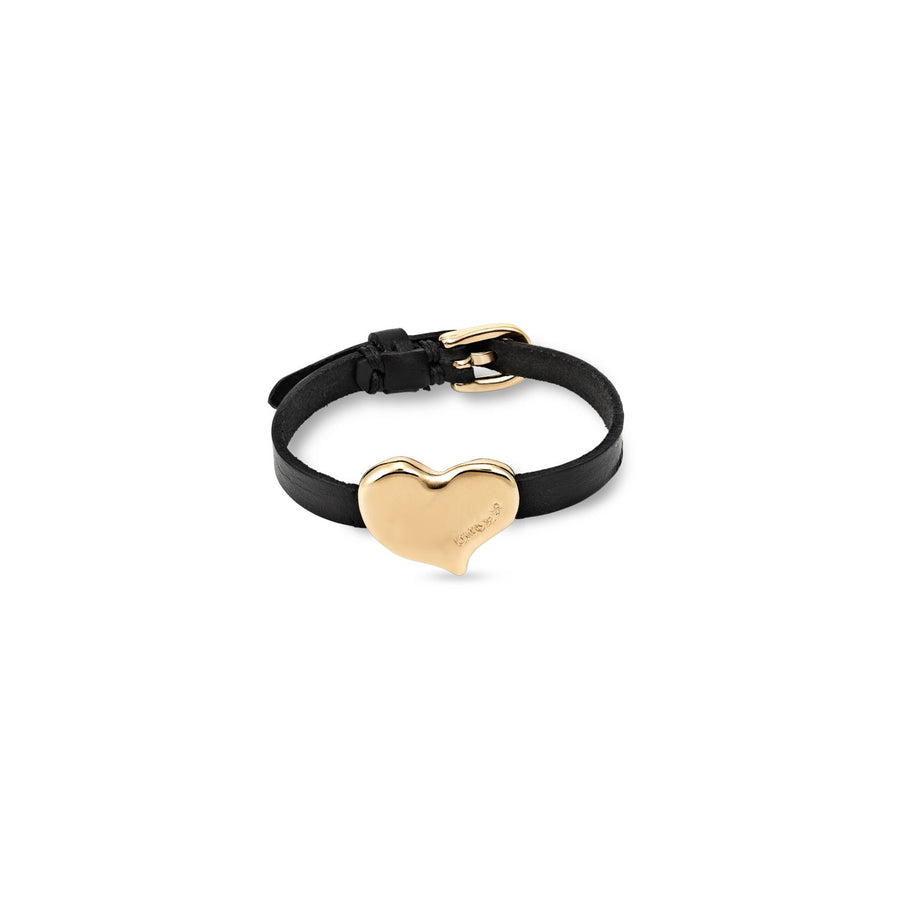 UNOde50 Gold UNO heart Bracelet Size Medium