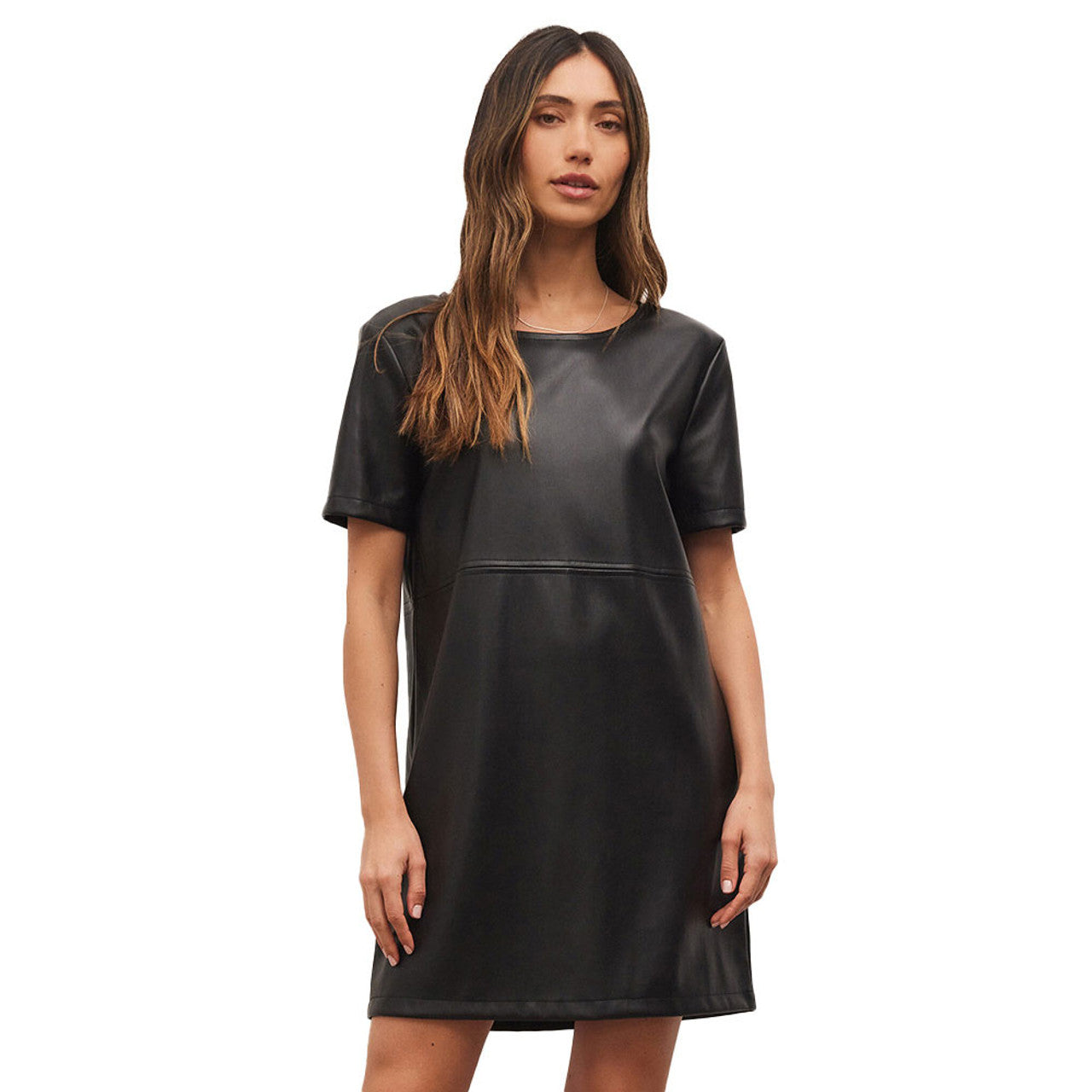 London Faux Leather Dress